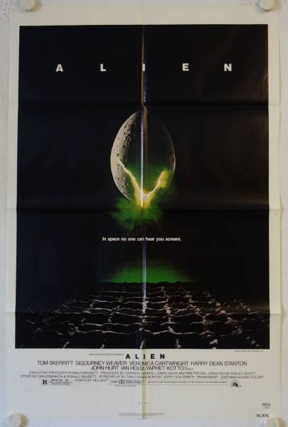 Alien - Das unheimliche Wesen aus einer anderen Welt originales US Onesheet Filmplakat